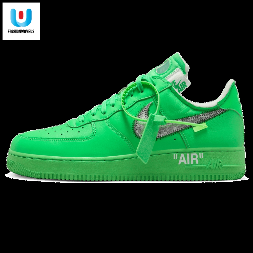 Nike Air Force 1 Low X Offwhite Light Green Spark  Tgv