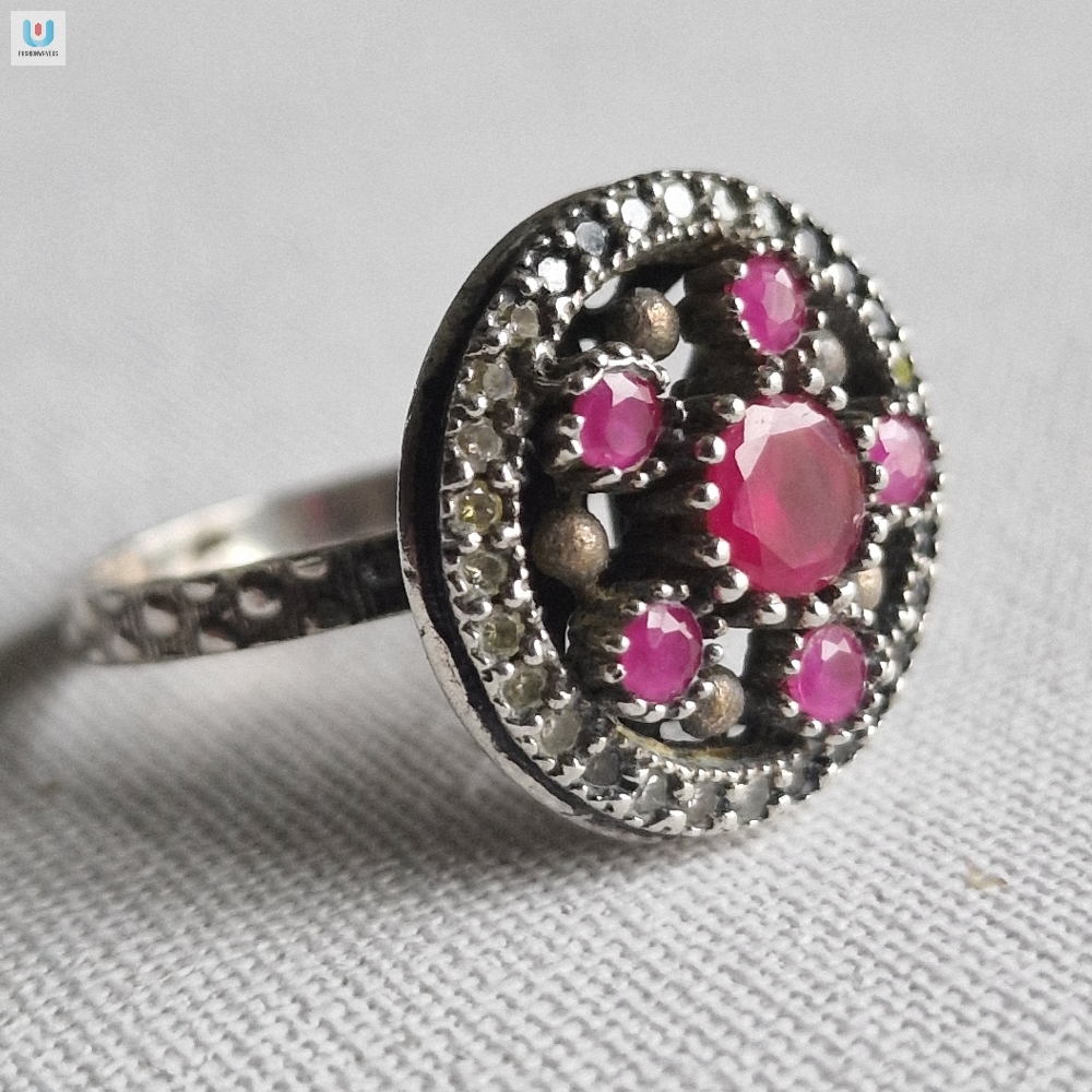 Timeless Beauty Of A Handcrafted Ruby Vintage Ring  Tgv