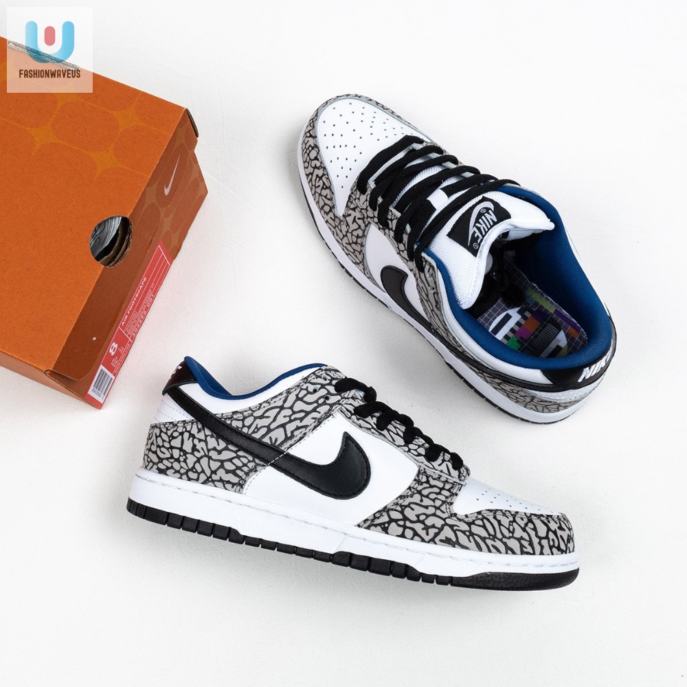 Supreme X Nike Sb Dunk Low White Cement Tgv fashionwaveus 1 8