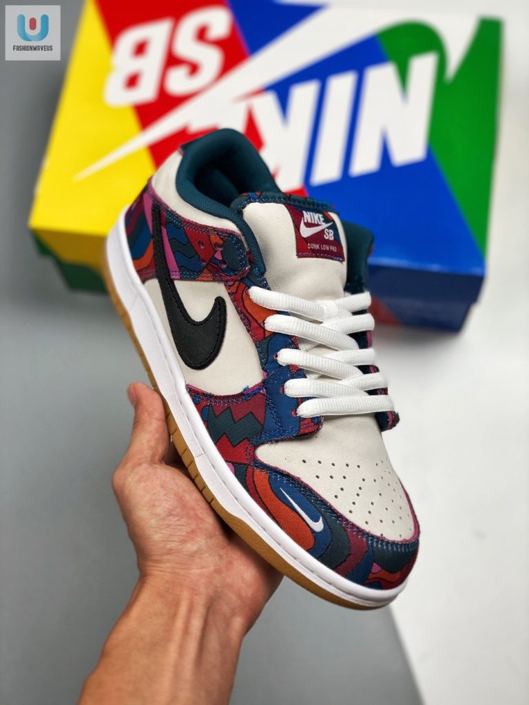 Parra X Nike Sb Dunk Low Fire Pinkgym Redmochawhiteroyal Blueblack Tgv fashionwaveus 1