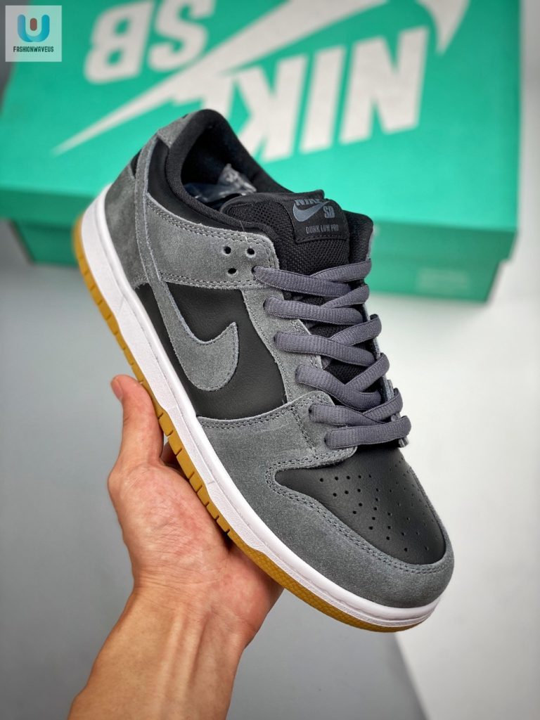 Nike Sb Dunk Low Dark Greyblackwhite Tgv fashionwaveus 1