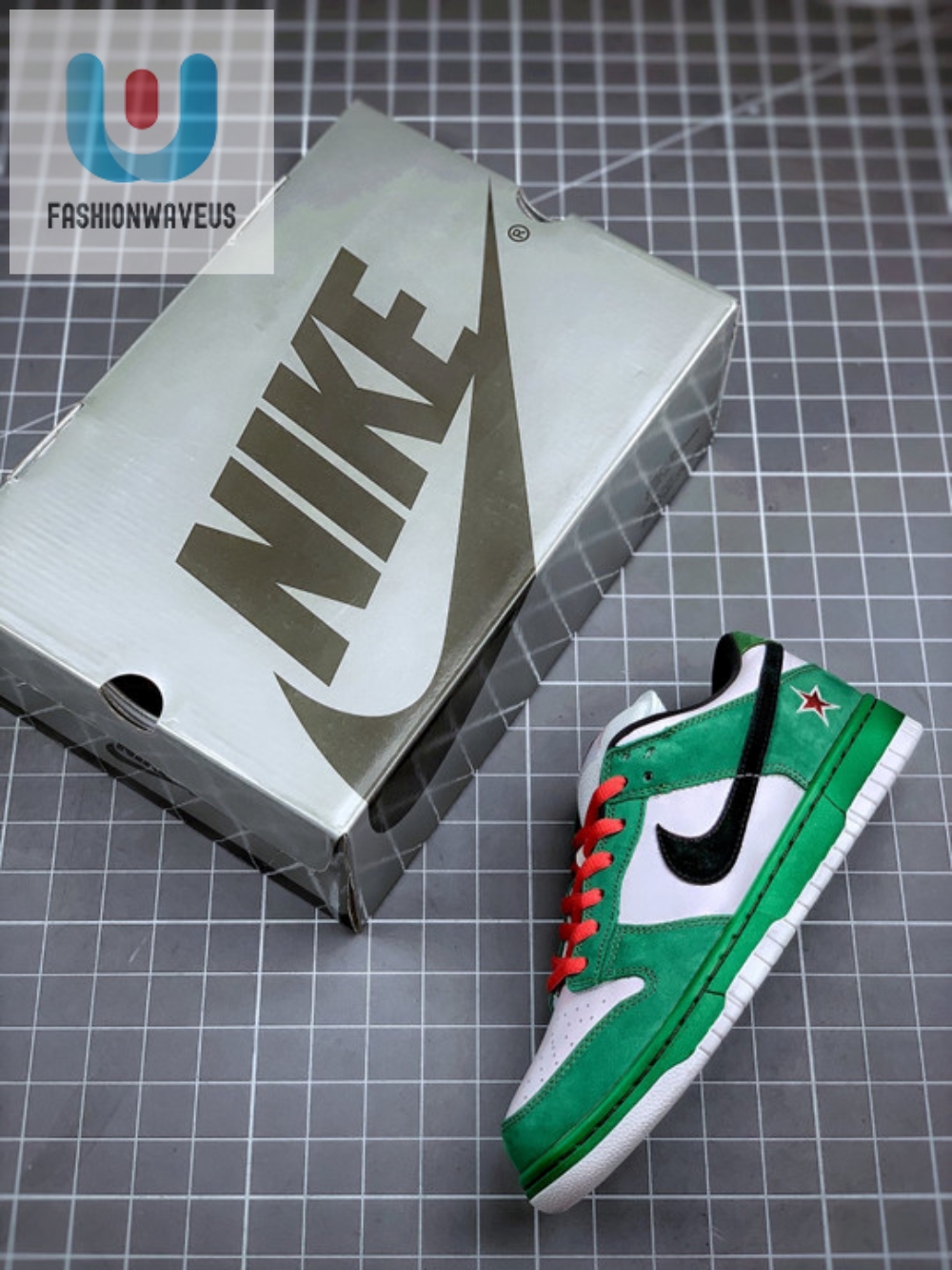 Nike Dunk Sb Low Pro Heineken 304292302  Tgv