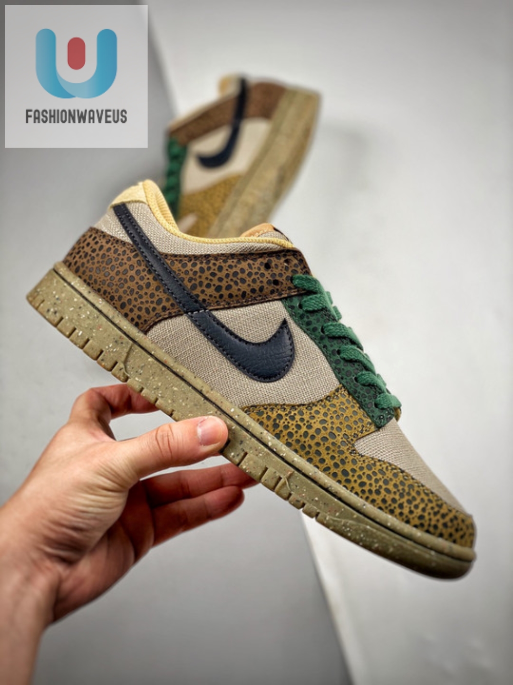 Nike Dunk Low Safari Cacao Wowoff Noirgorge Green Dx2654200  Tgv