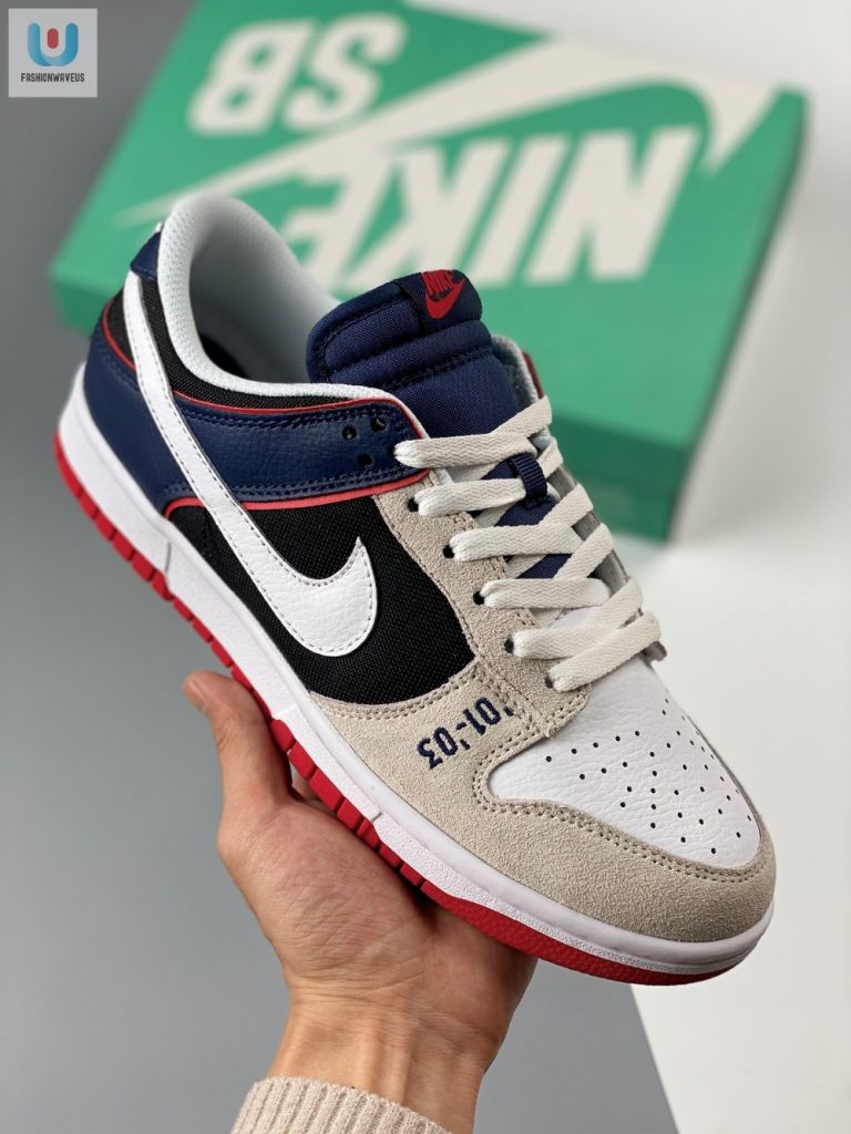 Nike Dunk Low 0103 Whitegreydark Blue Tgv fashionwaveus 1