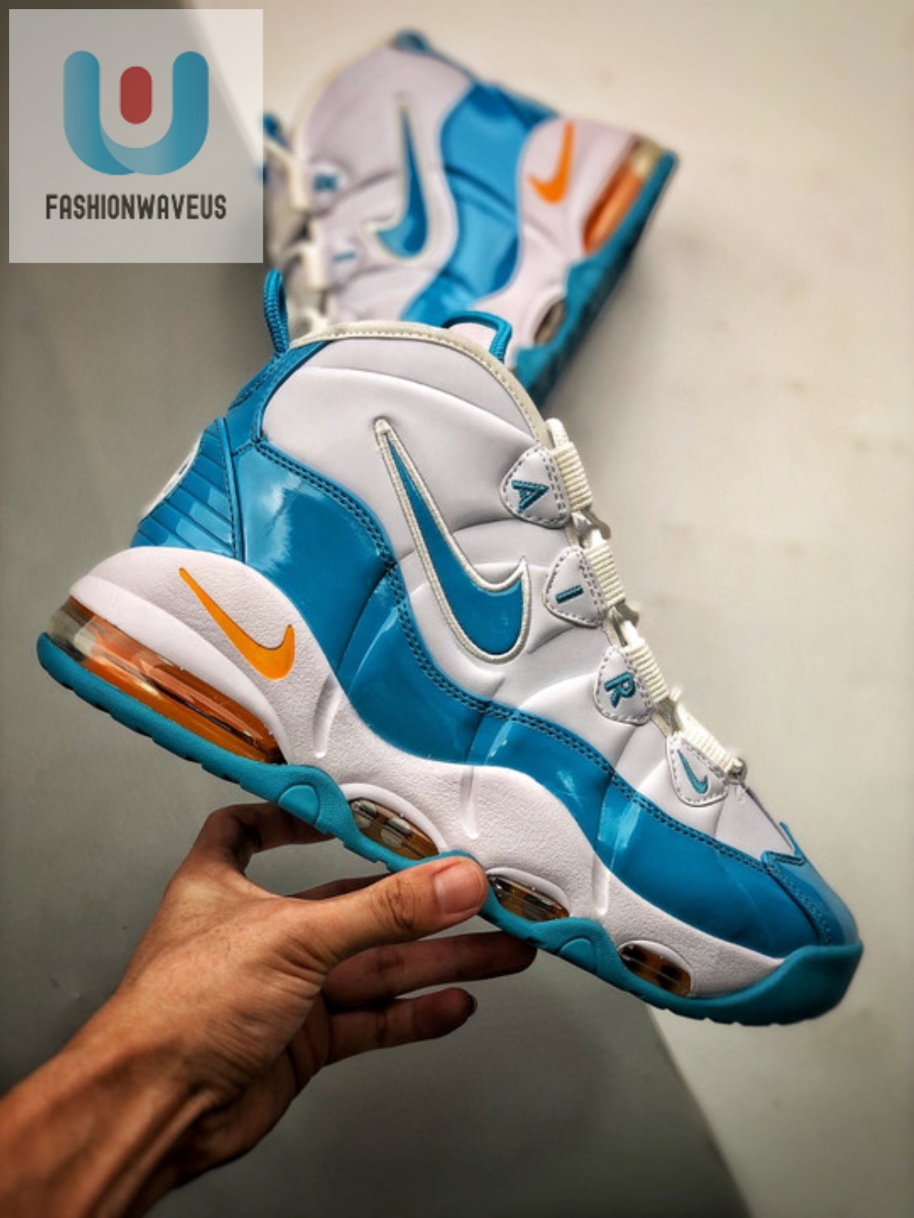 Air max uptempo hot sale 95 blue fury