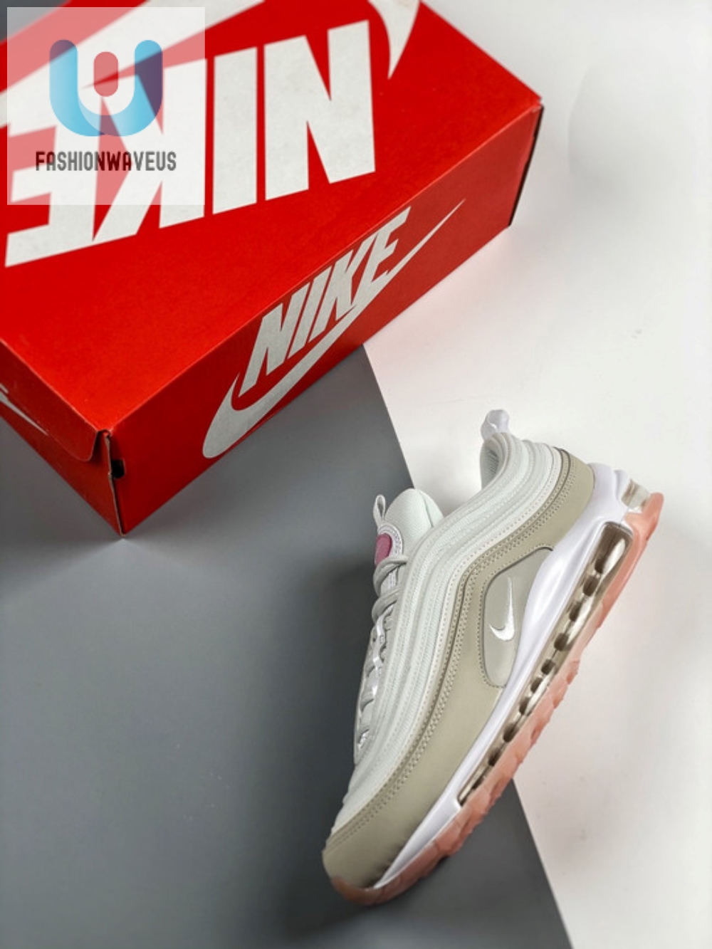 Nike Air Max 97 White Pink Ct1904100  Tgv