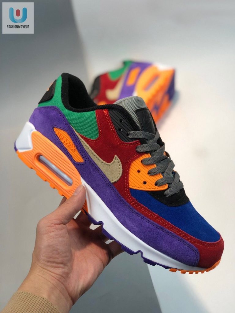 Nike Air Max 90 Viotech University Redpale Vanillahyper Grape Tgv fashionwaveus 1