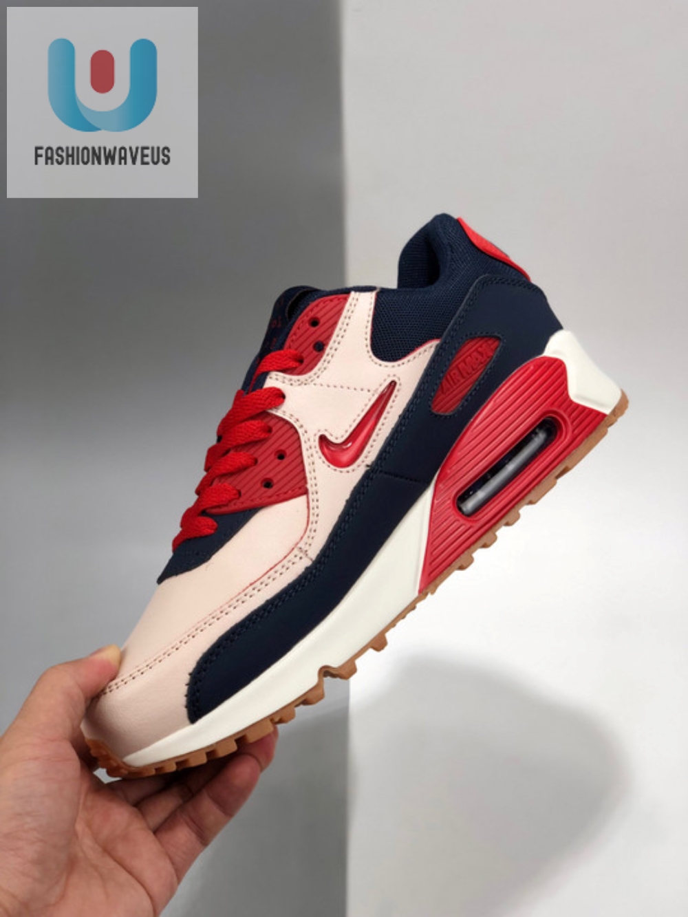 Nike Air Max 90 Home Amp Away Sailuniversity Redgum Medium Brown  Tgv