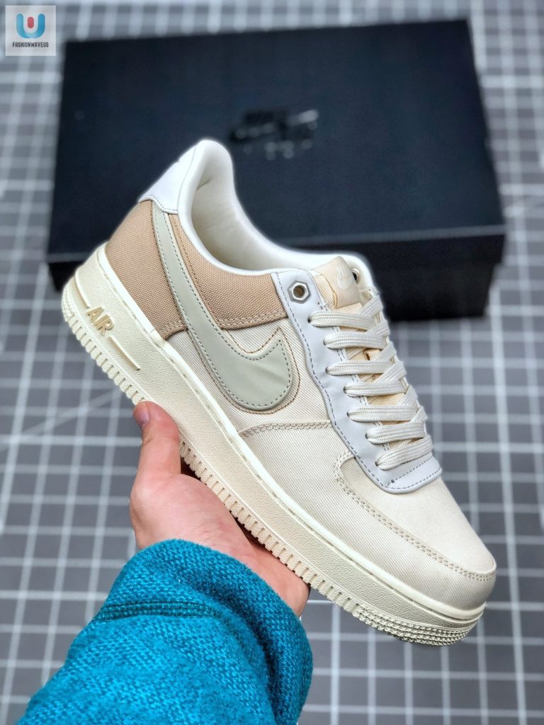 Nike Air Force 1 Prm Pale Ivorylight Creamdesert Oresail fashionwaveus 1