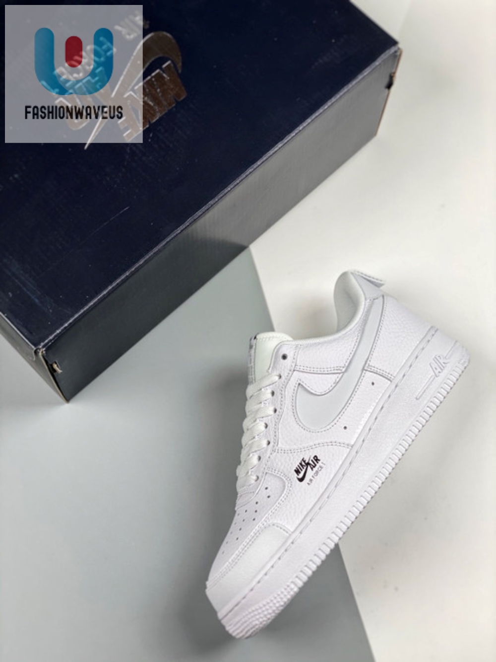 Nike Air Force 1 Low White Reflective Swooshes 