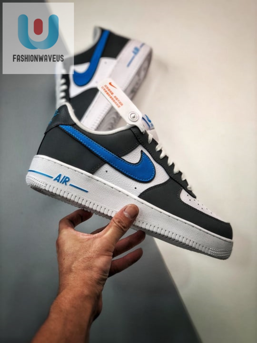 Nike Air Force 1 Low White Grey Blue Fb3360100 