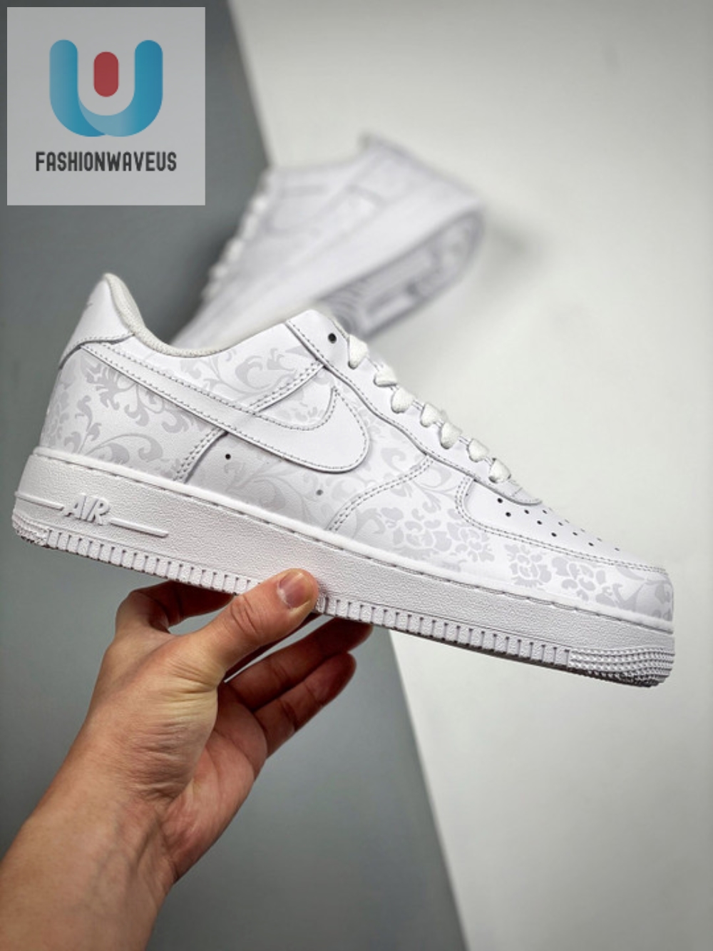 Nike Air Force 1 Low White Flowers 