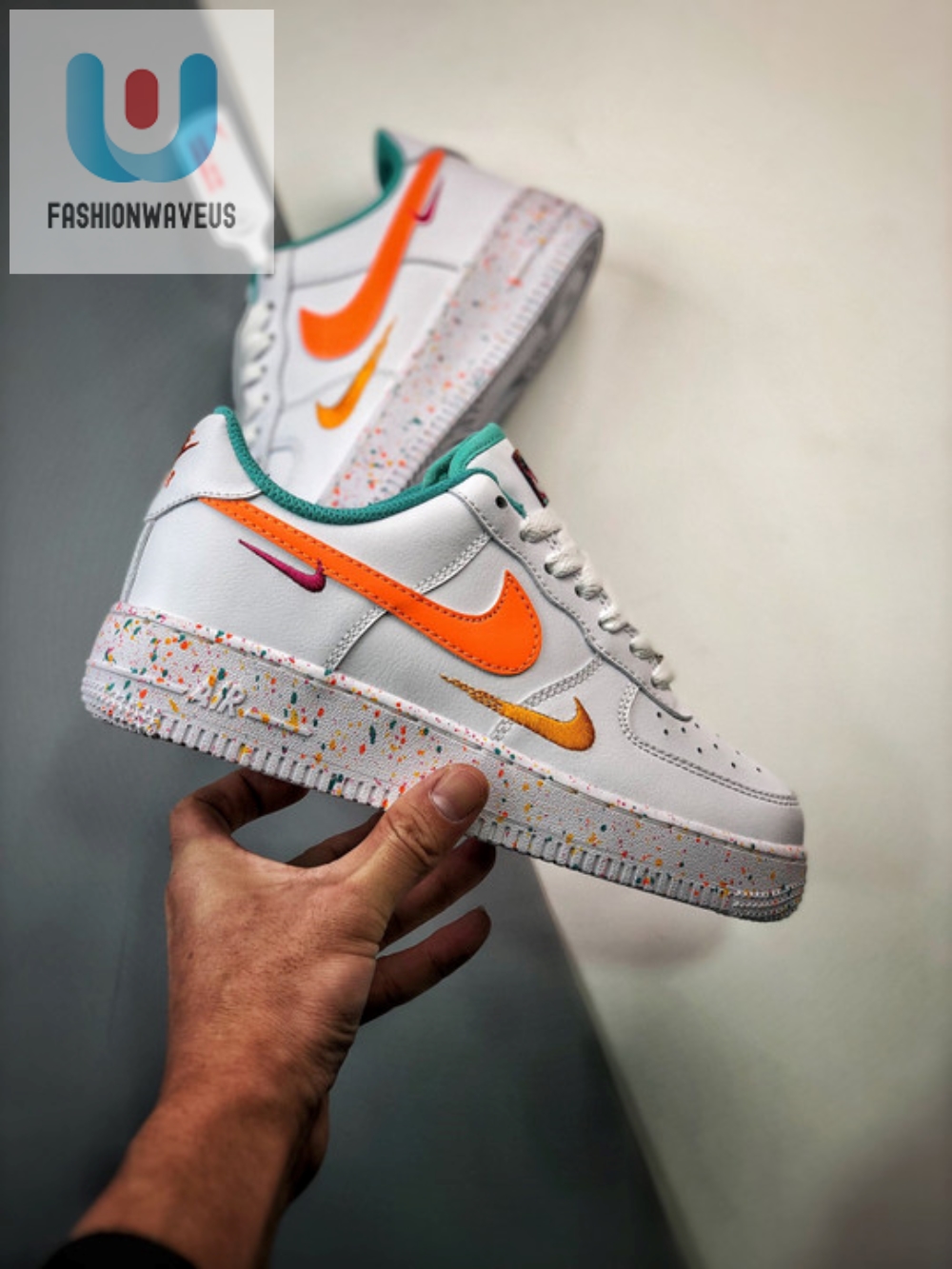 Nike Air Force 1 Low Multicolor White Teal Fd4626181 