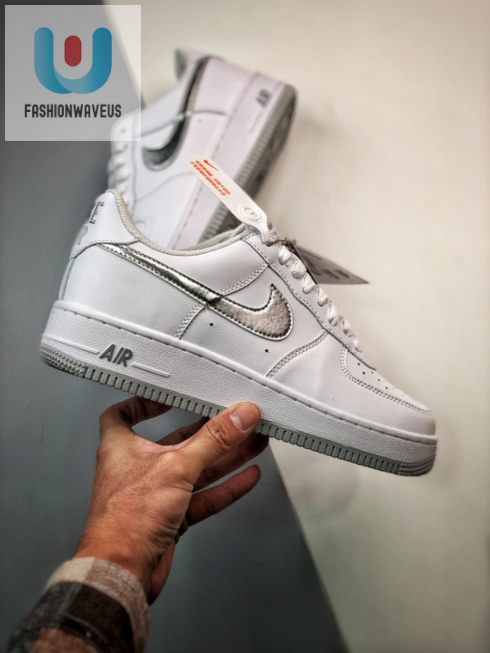 Nike Air Force 1 Low Color Of The Month Silver Swooshes Dz6755100 