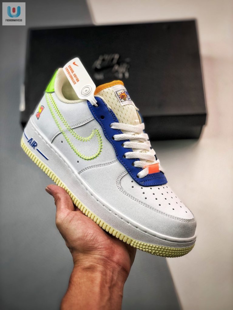 Nike Air Force 1 Low Player One Whitelaser Orangeghost Green fashionwaveus 1