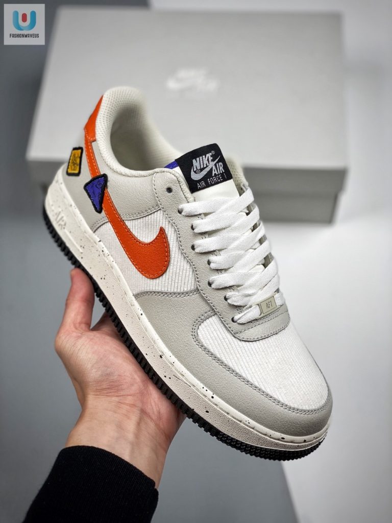 Nike Air Force 1 Light Bonesailwhiteblue Stonestarfish Orange fashionwaveus 1