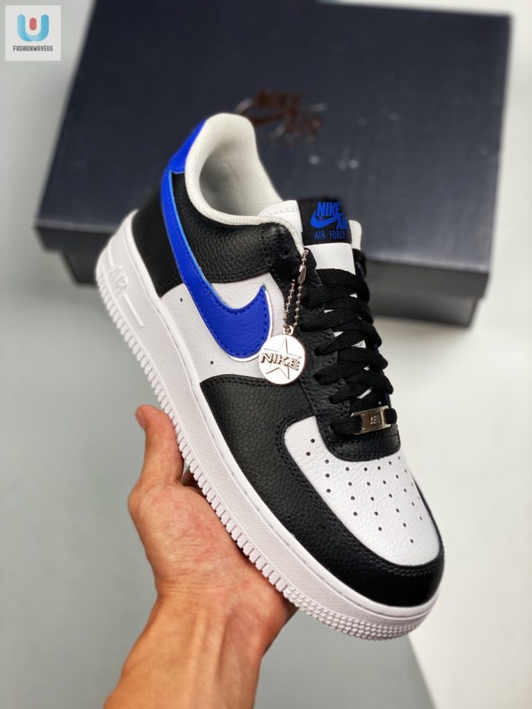 Nike Air Force 1 Blackgame Royalwhitemetallic Silver fashionwaveus 1