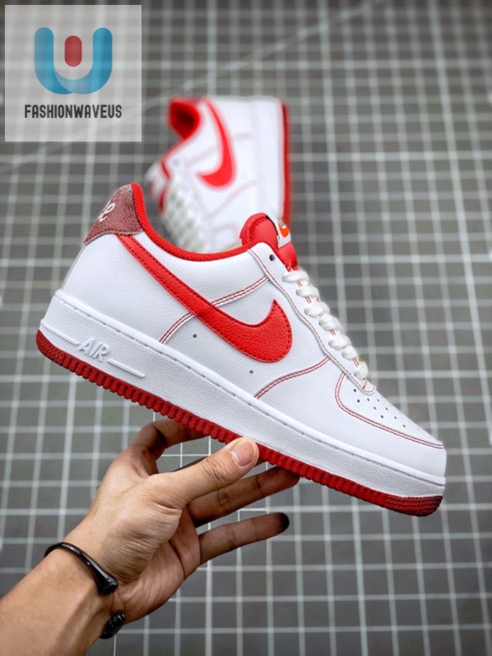 Nike Air Force 1 First Use White Red Da8478101 