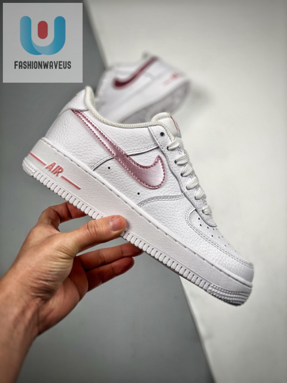 Nike Air Force 1 White Pink Glaze 