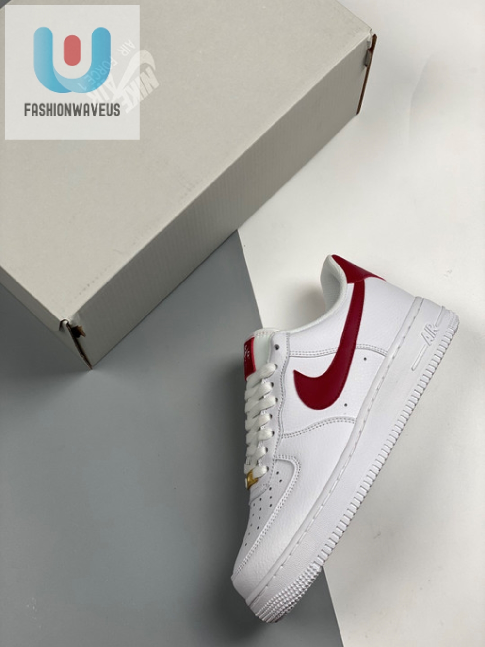 Nike Air Force 1 07 White Noble Red 