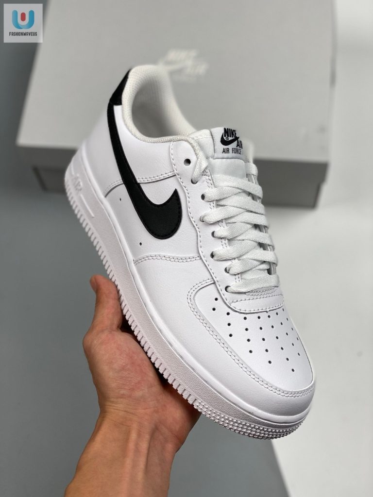 Nike Air Force 1 07 White Black fashionwaveus 1