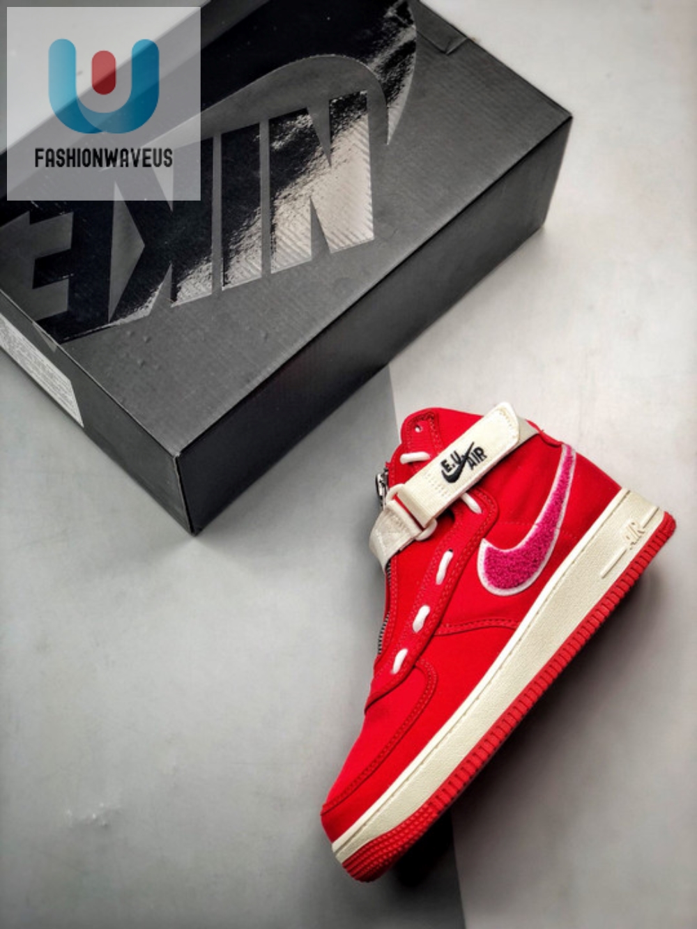 Emotionally Unavailable X Nike Air Force 1 High Red Av5840600 