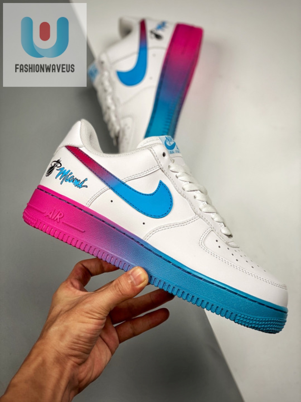 Custom Nike Air Force 1 Low White Multicolor 