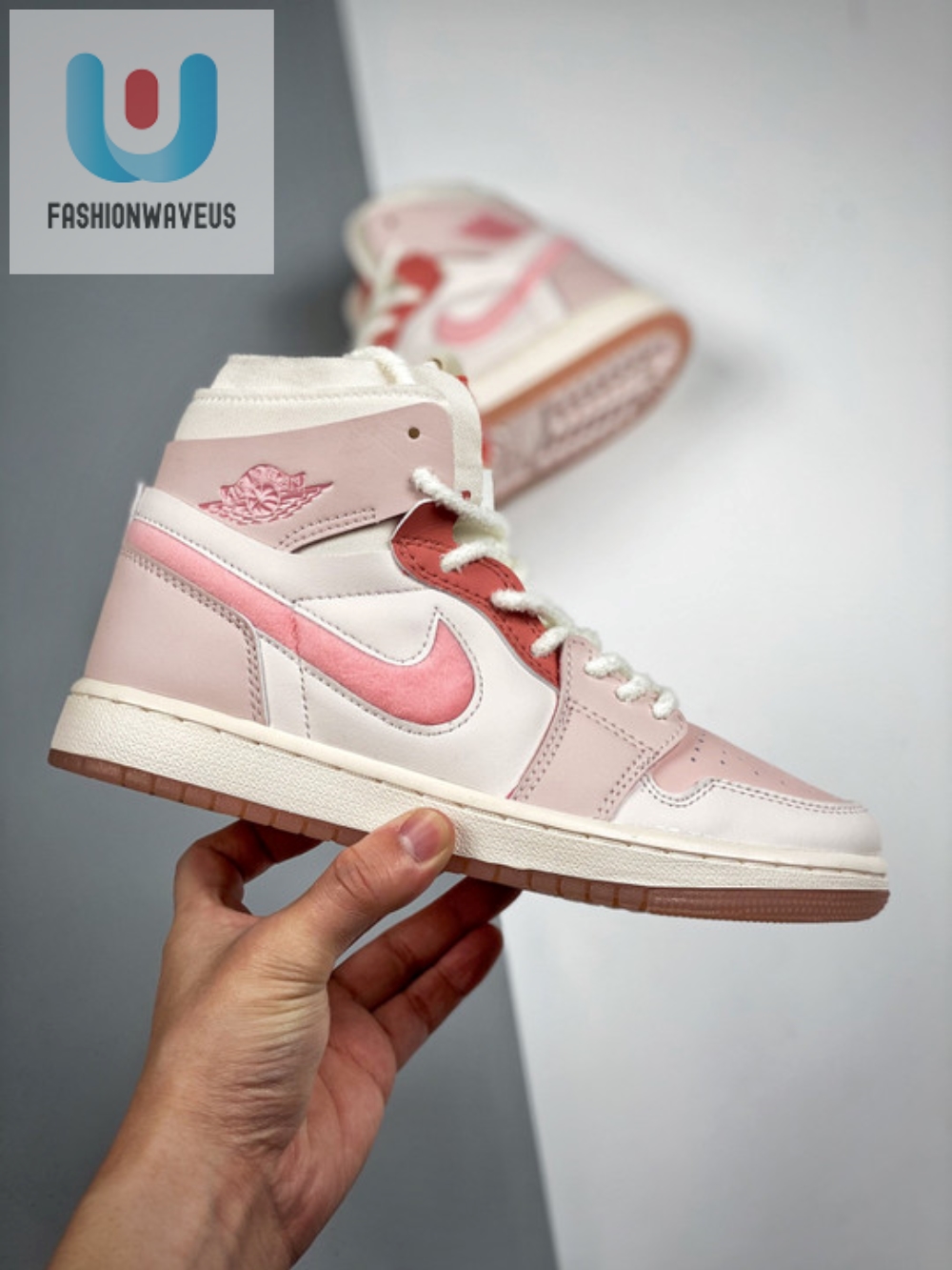 Air Jordan 1 Zoom Cmft White Pink 