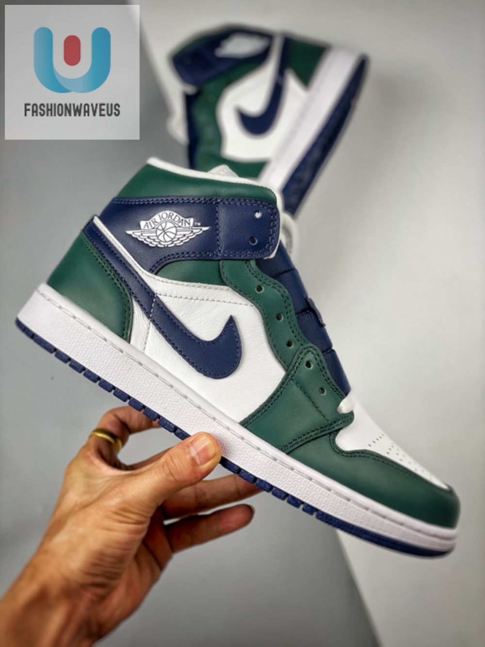 Air Jordan 1 Mid Seattle Seahawks Greenmidnight Navywhite Dz5326300 