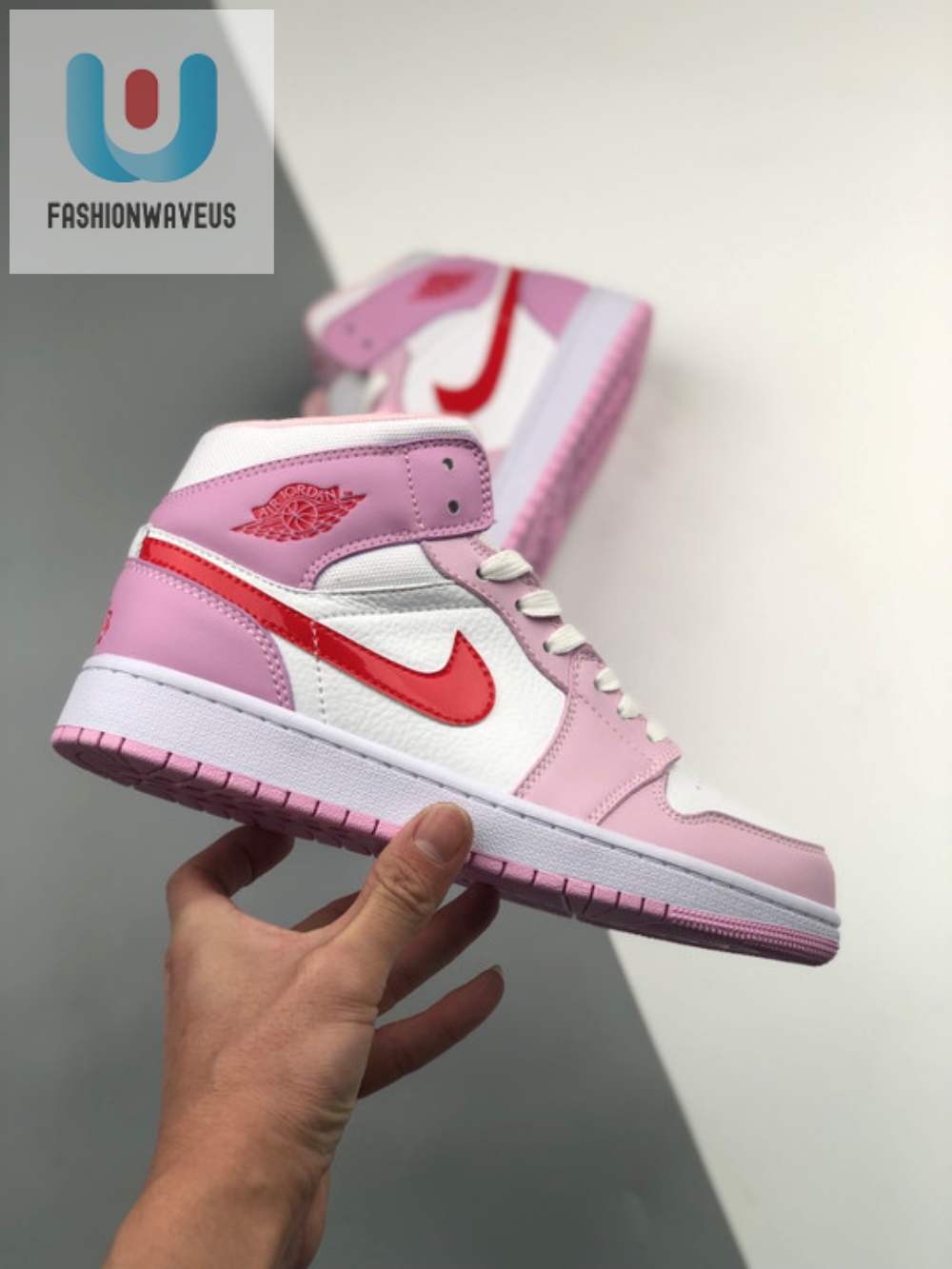Air Jordan 1 Mid Valentine S Day White Pink Dr0174500 