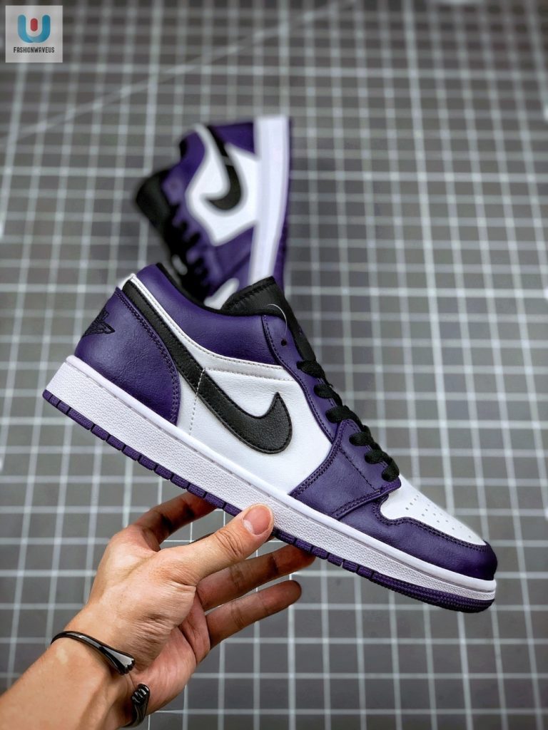 Air Jordan 1 Low Court Purplewhiteblack 553558500 fashionwaveus 1