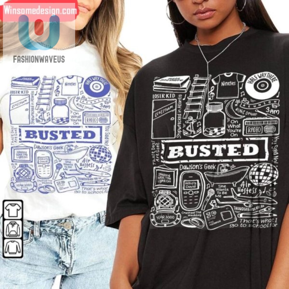 Busted Album Shirt Vintage Unisex T Shirt Long Sleeve 