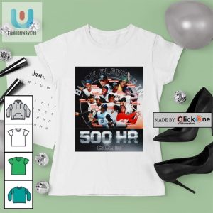 Mlb Black Players In 500 Hr Club Shirt fashionwaveus 1 3