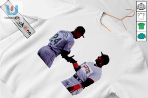 Ken Griffey Jr Mangin Baseball Legends Handshake Shirt fashionwaveus 1 2