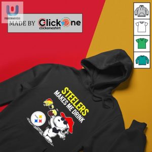 Pittsburgh Steelers Makes Me Drink Snoopy And Woodstock Shirt fashionwaveus 1 1