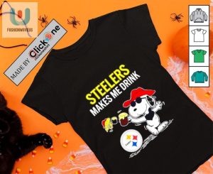 Pittsburgh Steelers Makes Me Drink Snoopy And Woodstock Shirt fashionwaveus 1 3