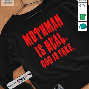Mothman Is Real Con Is Face Vintage Shirt fashionwaveus 1 2