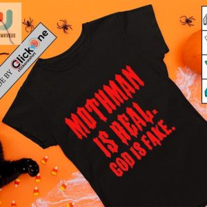 Mothman Is Real Con Is Face Vintage Shirt fashionwaveus 1 3