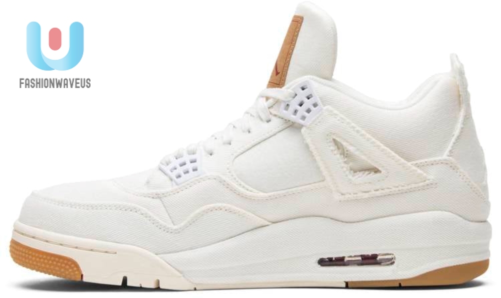 Levis X Air Jordan 4 Retro White Denim Ao2571100 Mattress Sneaker Store 