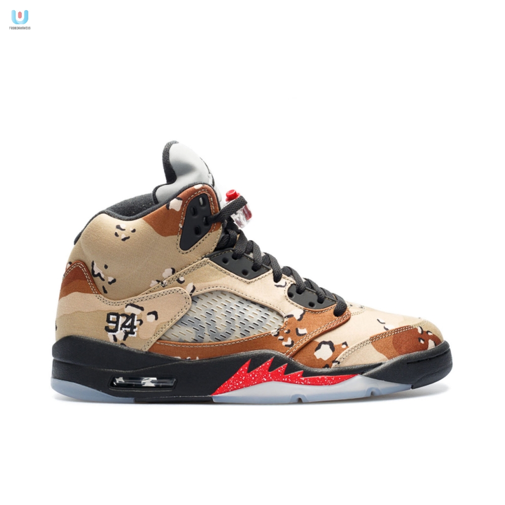 Air Jordan 5 Retro Desert Camo X Supreme 824371201 Mattress Sneaker Store 