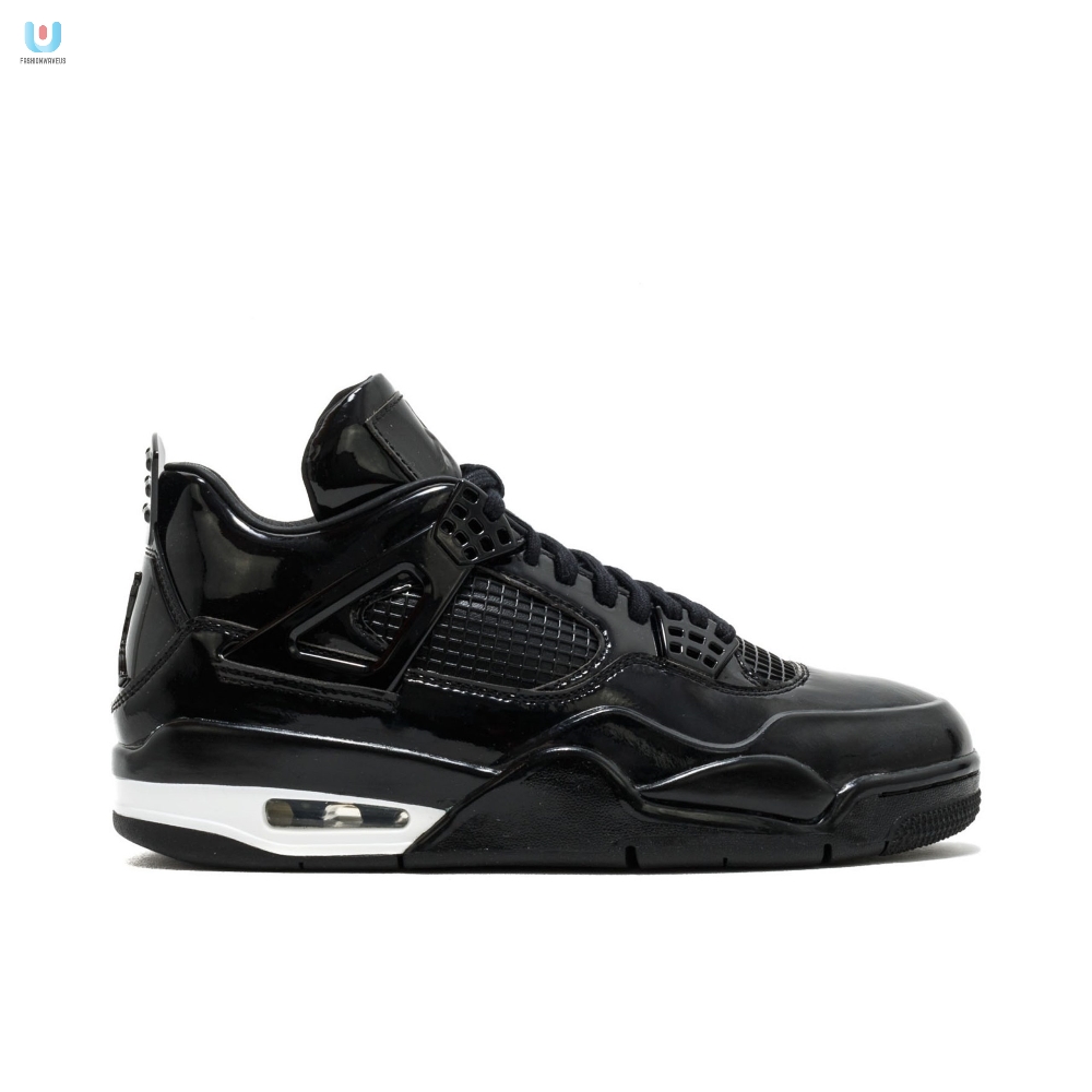 Air Jordan 4 Retro 11Lab4 Black Patent Leather 719864010 Mattress Sneaker Store 