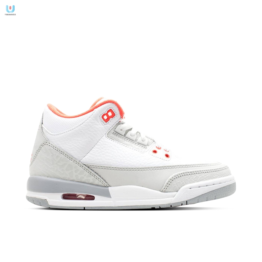 Air Jordan 3 Retro White Orange Gs 441140101 Mattress Sneaker Store 