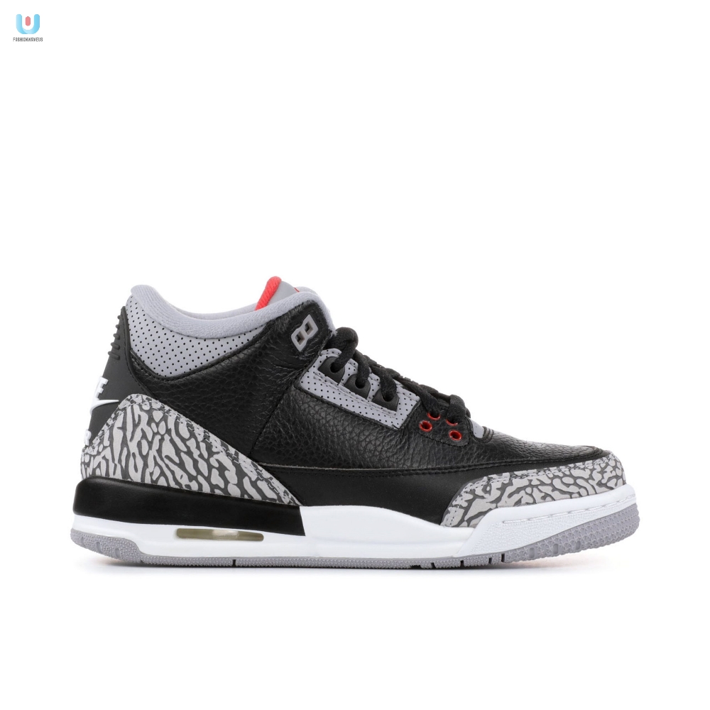 Air Jordan 3 Retro Og Bg 2018 Black Cement 854261001 Mattress Sneaker Store 
