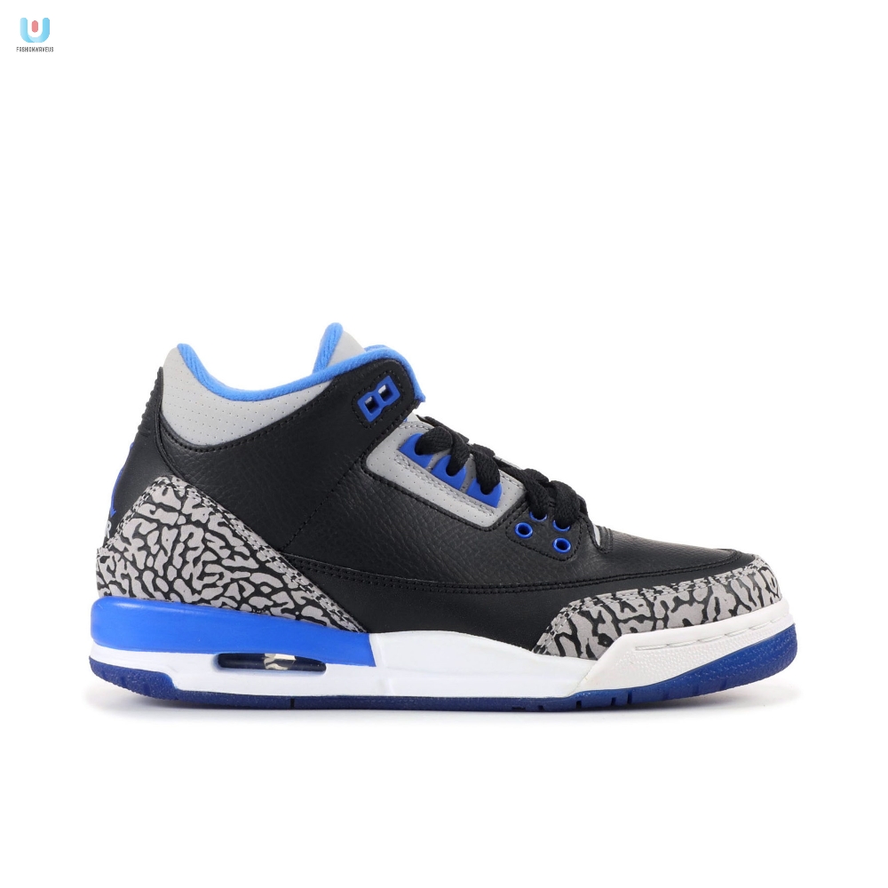 Air Jordan 3 Retro Bg Sport Blue 398614007 Mattress Sneaker Store 