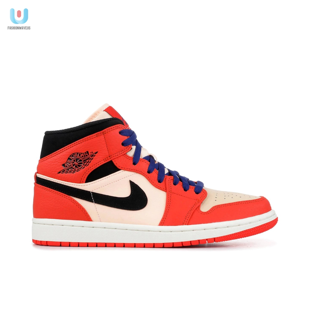 Air Jordan 1 Mid Team Orange Black 852542800 Mattress Sneaker Store 