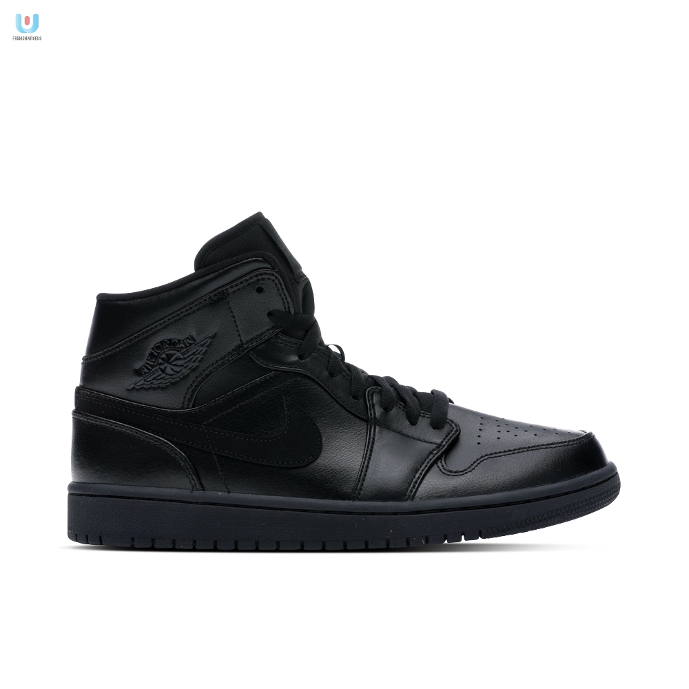 Air Jordan 1 Mid Deep Black Gs 554725090 Mattress Sneaker Store 