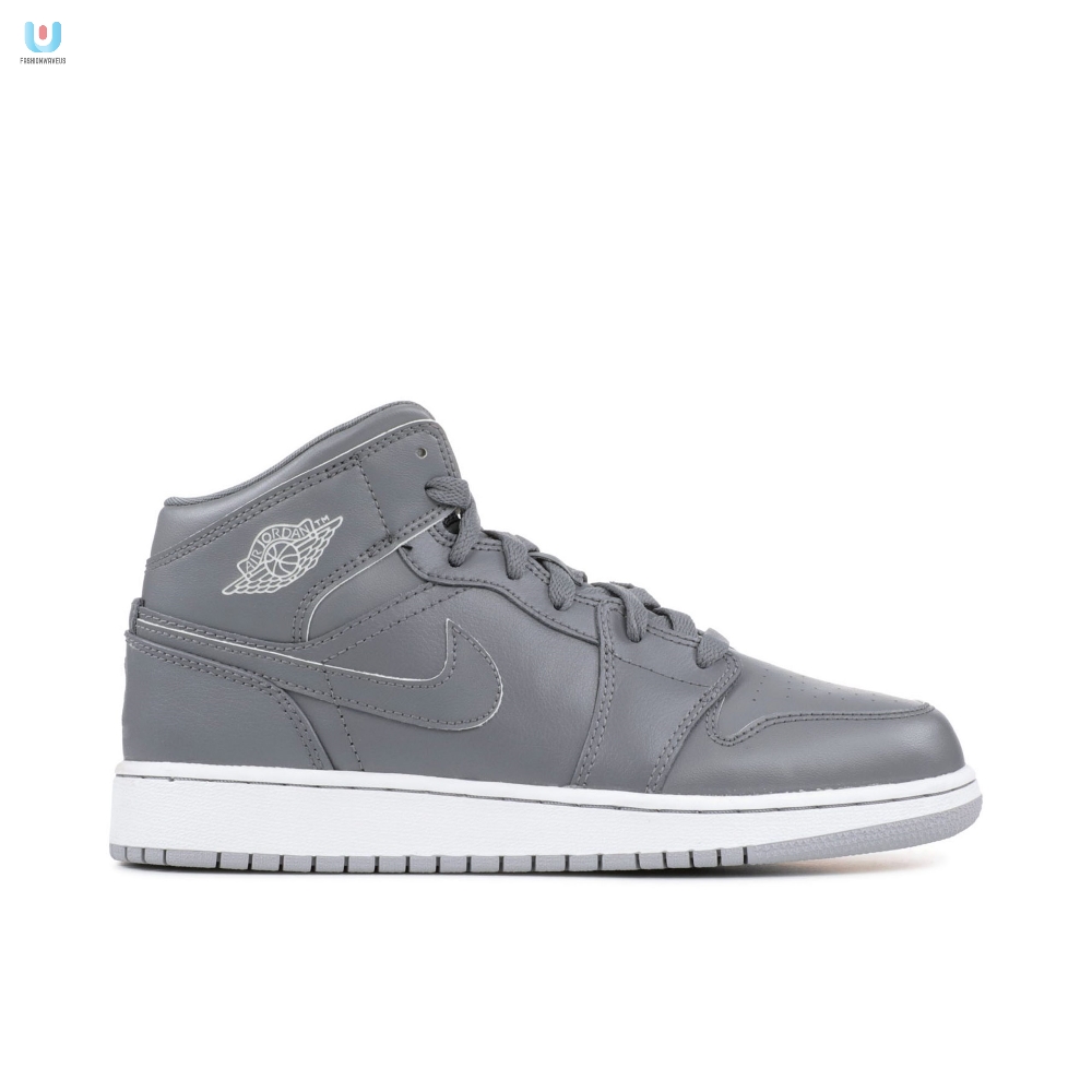 Air Jordan 1 Mid Gs Cool Grey 554725031 Mattress Sneaker Store 