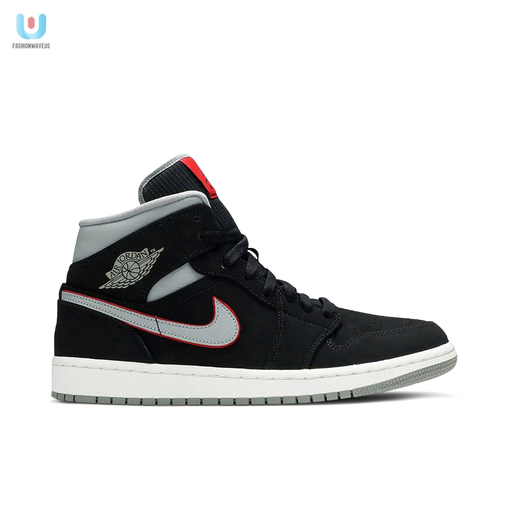 Air Jordan 1 Mid Black Grey Red 554724060 Mattress Sneaker Store 