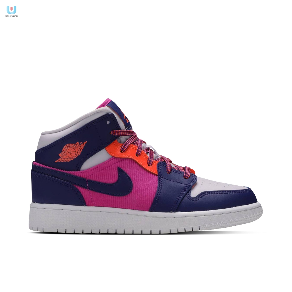 Air Jordan 1 Mid Fire Pink Gs 555112602 Mattress Sneaker Store 
