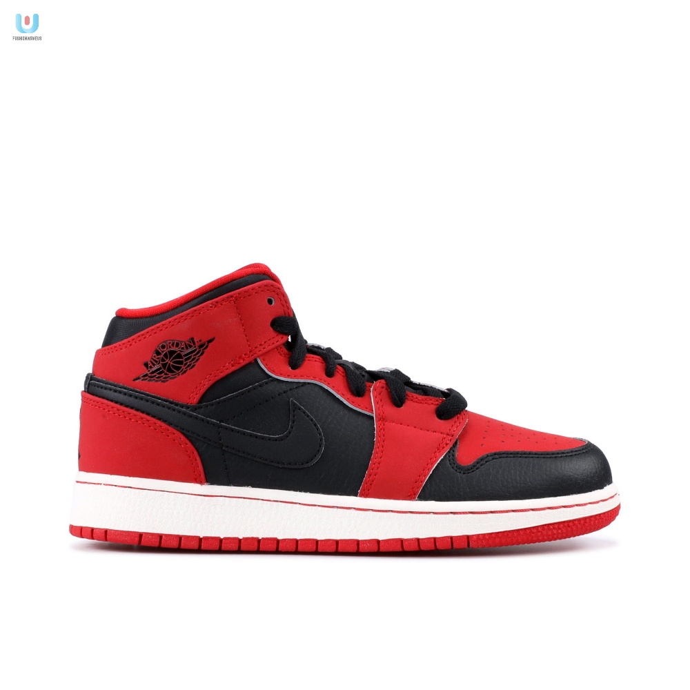 Air Jordan 1 Mid Bg Black Gym Red 554725005 Mattress Sneaker Store 